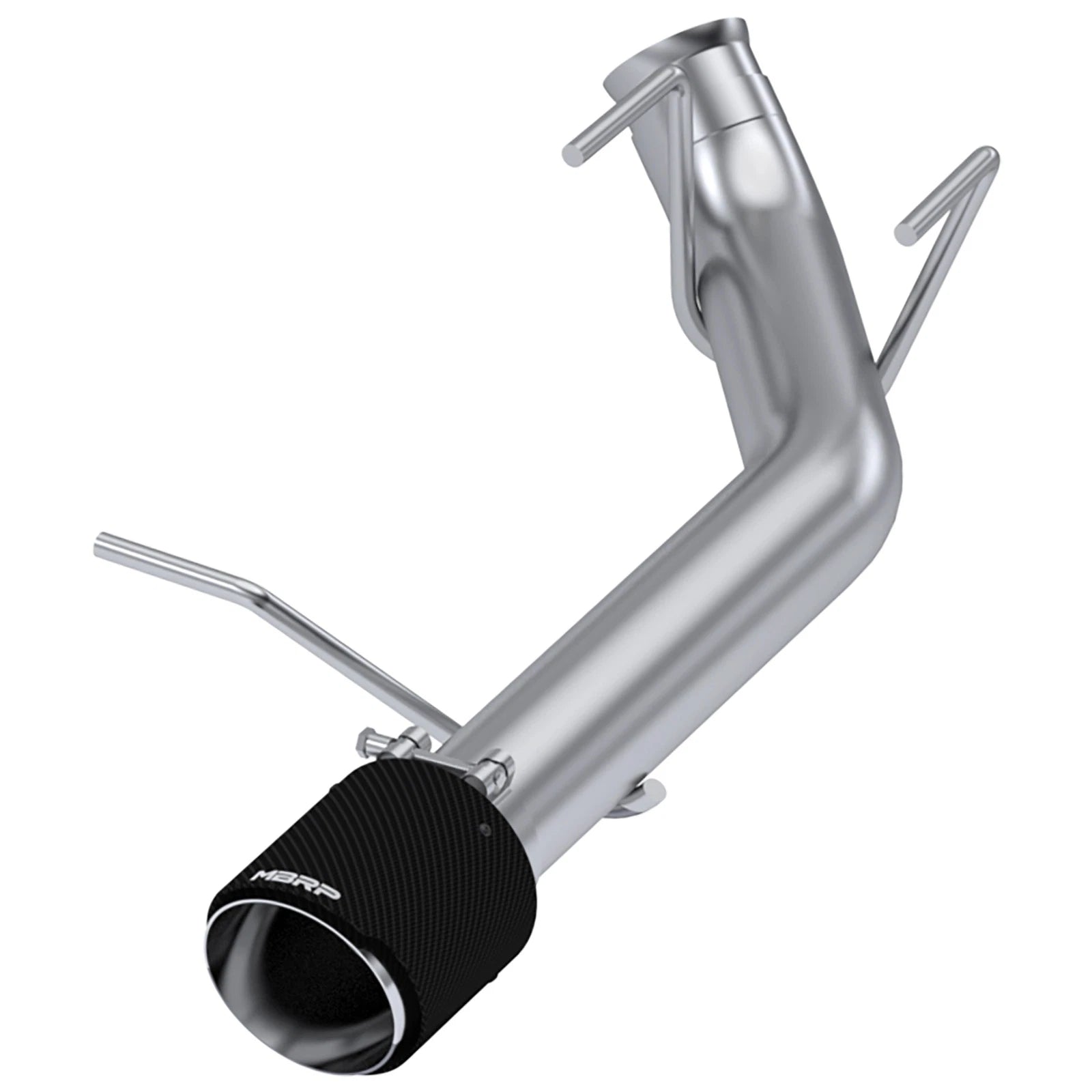 MBRP 11-14 Ford Mustang GT 5.0L T304 SS 3in Dual Axle-Back with Carbon Fiber Tips (Race Version)