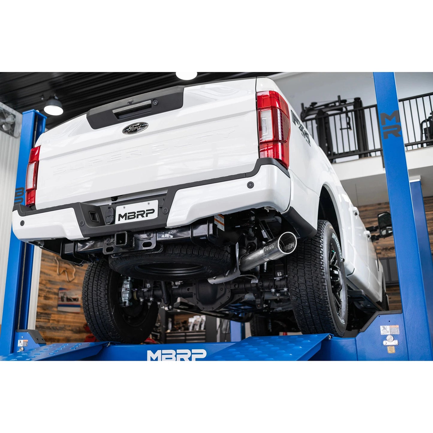 MBRP 2017+ Ford F-250/F-350 6.2L/7.3L Super/Crew Cab Single Side 4in T304 Catback Exhaust