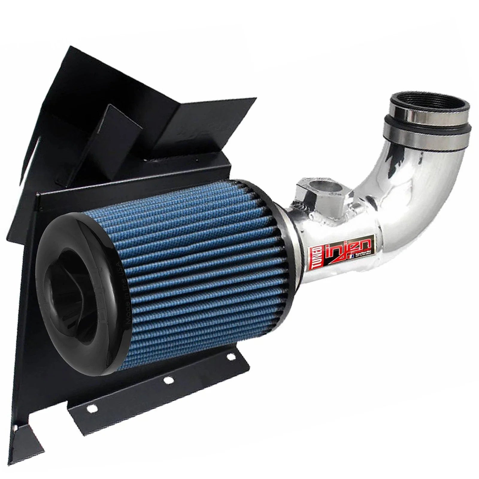 Injen 08-09 128i E82 / 07-09 328i E92 / 2006 330i E92 3.0L 6 Cyl. (Includes Heat Shield) Black Short