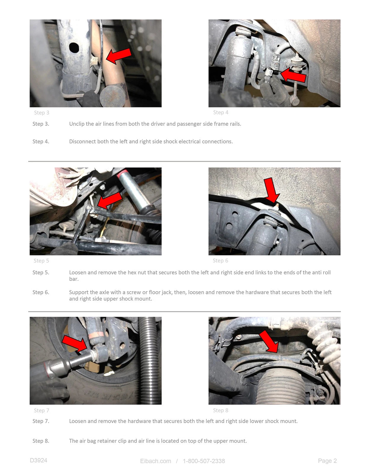 Eibach 03-09 Lexus GX470 Load-Leveling System - Load Rating 250-400 lbs