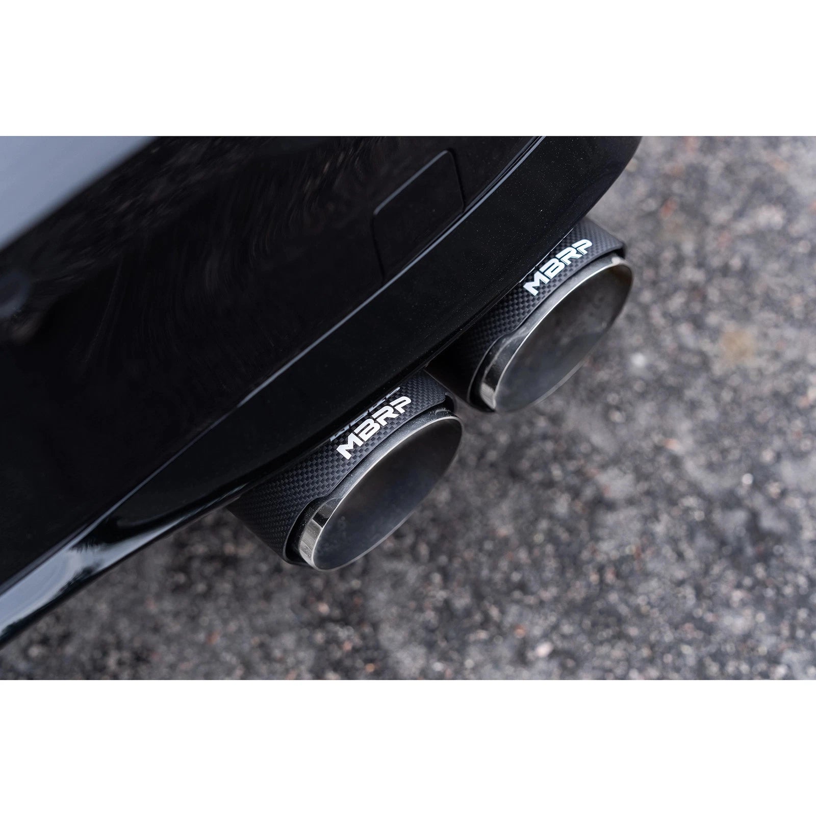 MBRP 2022 Volkswagen Golf R MK8 T304 Stainless Steel 3in Cat-Back, Quad Rear Exit- Carbon Fiber Tip