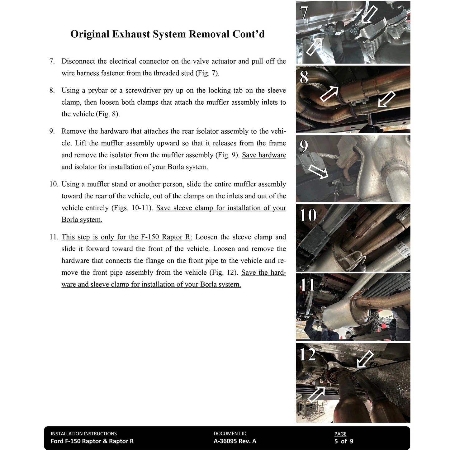Borla 23-24 Ford F-150 Raptor R ATAK Catback Exhaust