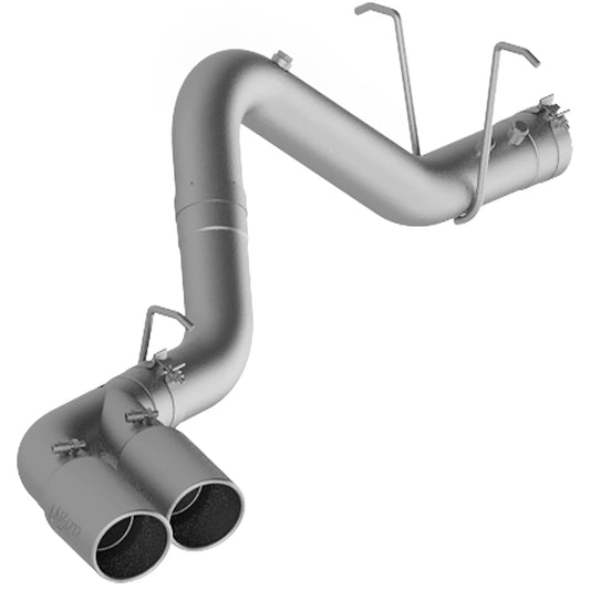MBRP 11-15 Chevy/GMC 2500/3500 4in Filter Back Dual Outlet Single Side Alum Exhaust System