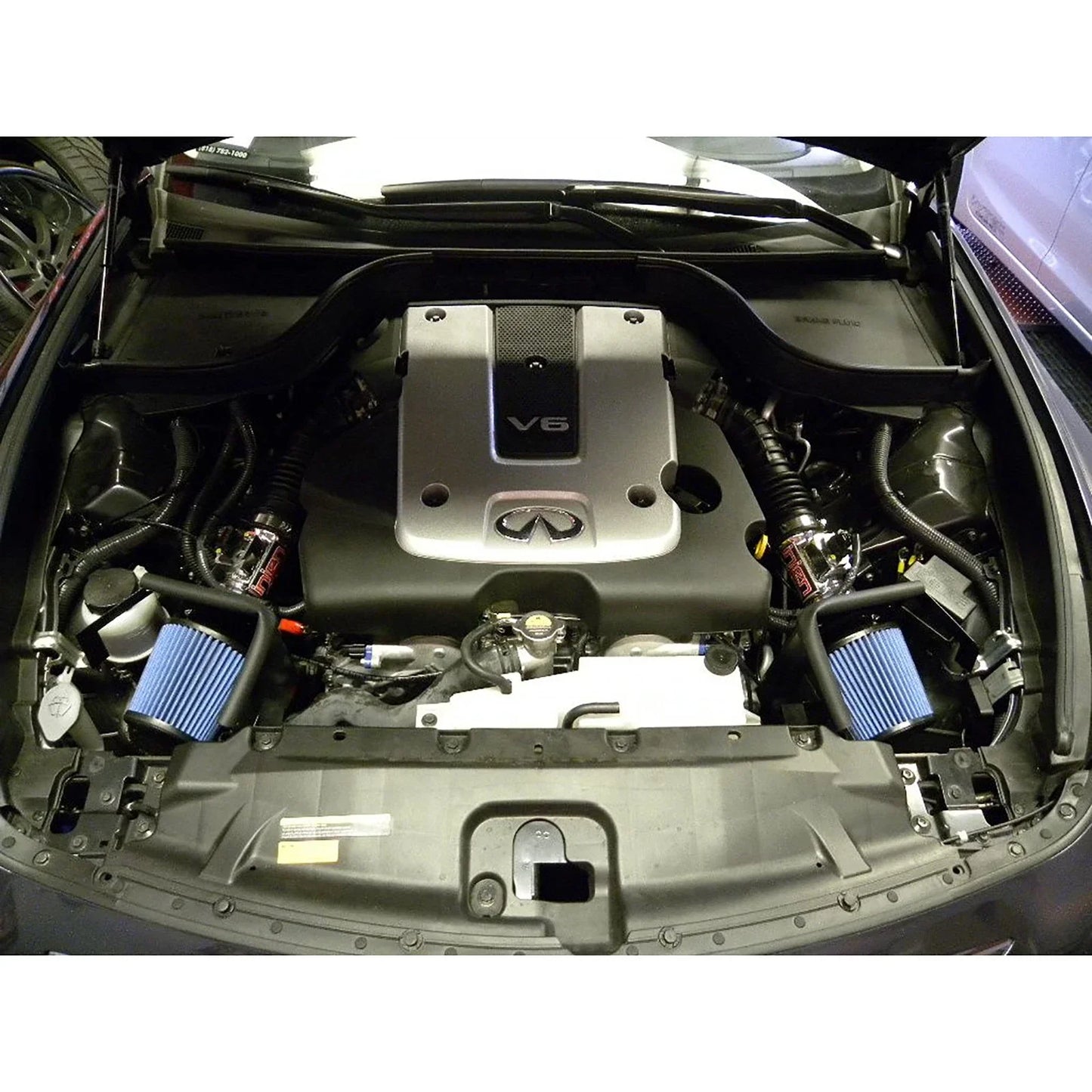 Injen 12 Infiniti G25 2.5L V6 Dual Black Short Ram Intake w/ MR Technology