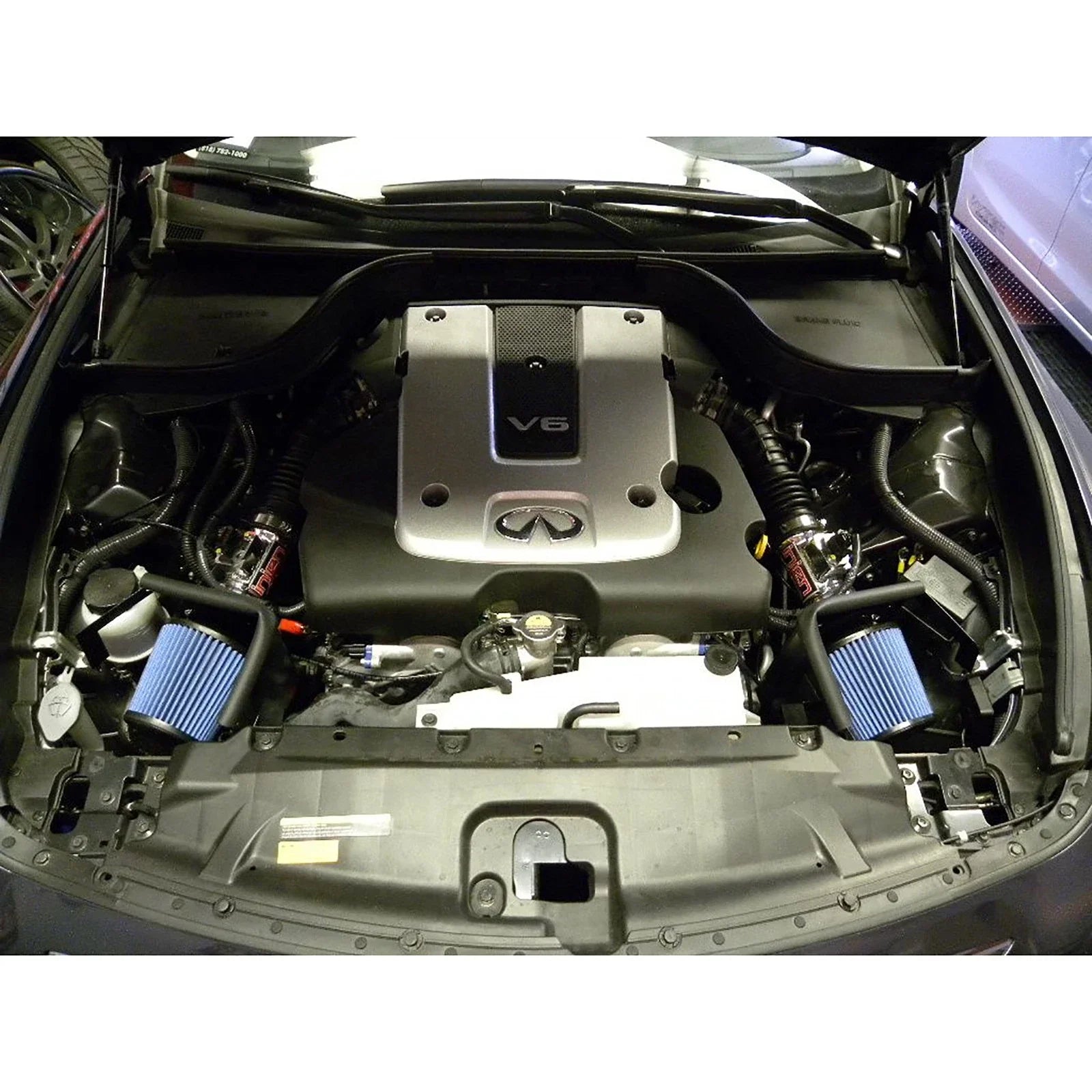 Injen 12 Infiniti G25 2.5L V6 Dual Black Short Ram Intake w/ MR Technology