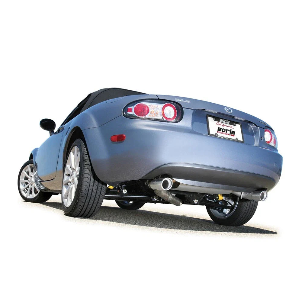 Borla 06-14 Mazda MX-5 Miata 2.0L RWD Twin-Tip Cat Back Exhaust