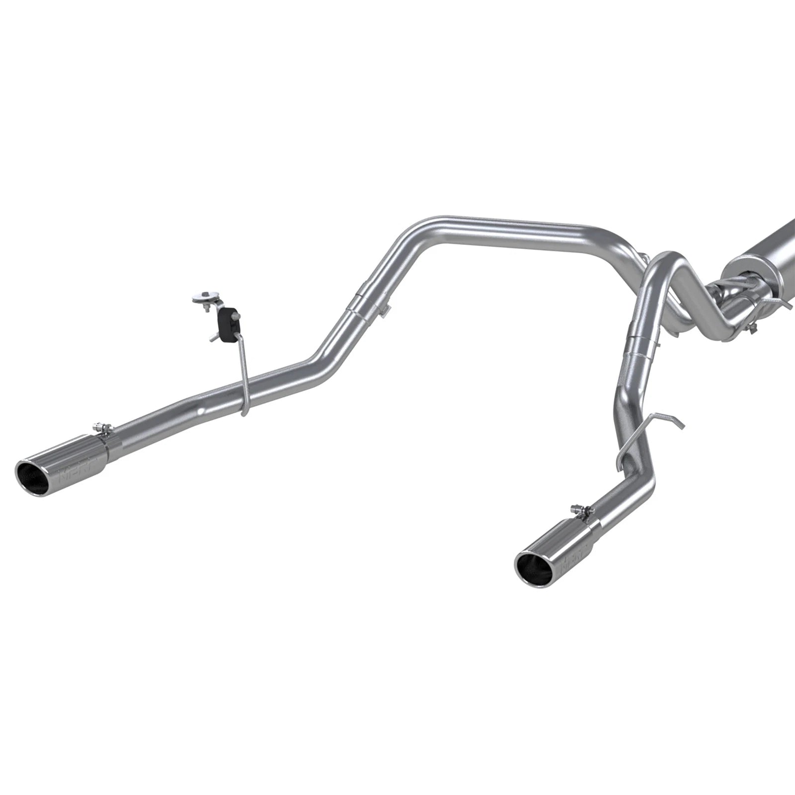 MBRP 14 Chevy/GMC 1500 Silverado/Sierra 4.3L V6/5.3L V8 Dual Split Rear T409 3in Cat Back Exhaust