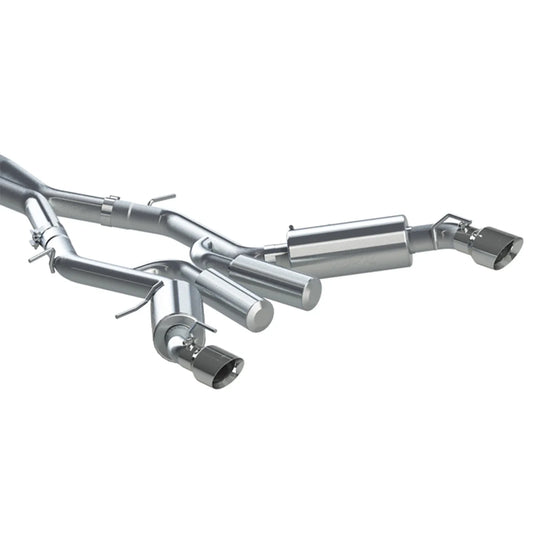 MBRP 16-19 Chevrolet Camaro SS 6 Speed 3in Dual Cat Back w/ 4.5in OD Tips - 409 (Non NPP Models)