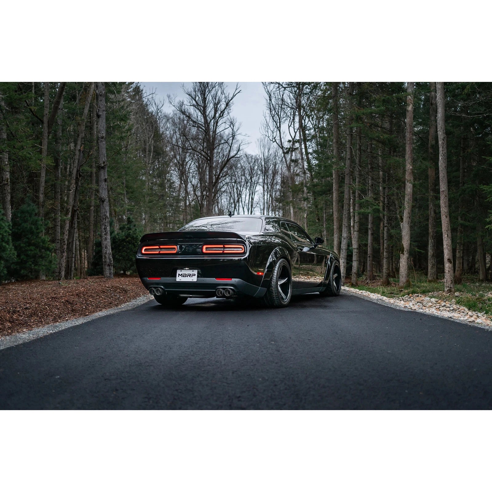 MBRP 15-Up Challenger 5.7 / 17-Up 6.2L/6.4L 3in Race Series Cat-Back w/ Quad Tips T304 Exhaust