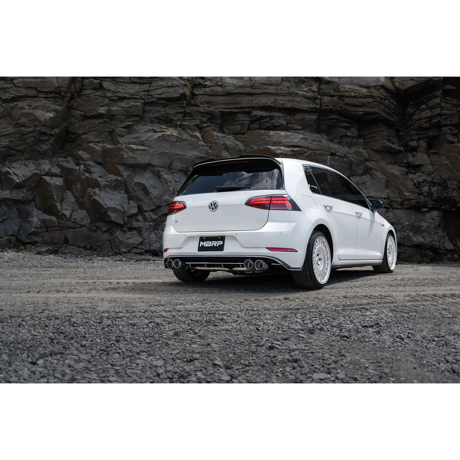 MBRP 15-19 VW Golf R MK7/MK7.5 3in T304 Cat Back Exhaust w/ Carbon Fiber Tips
