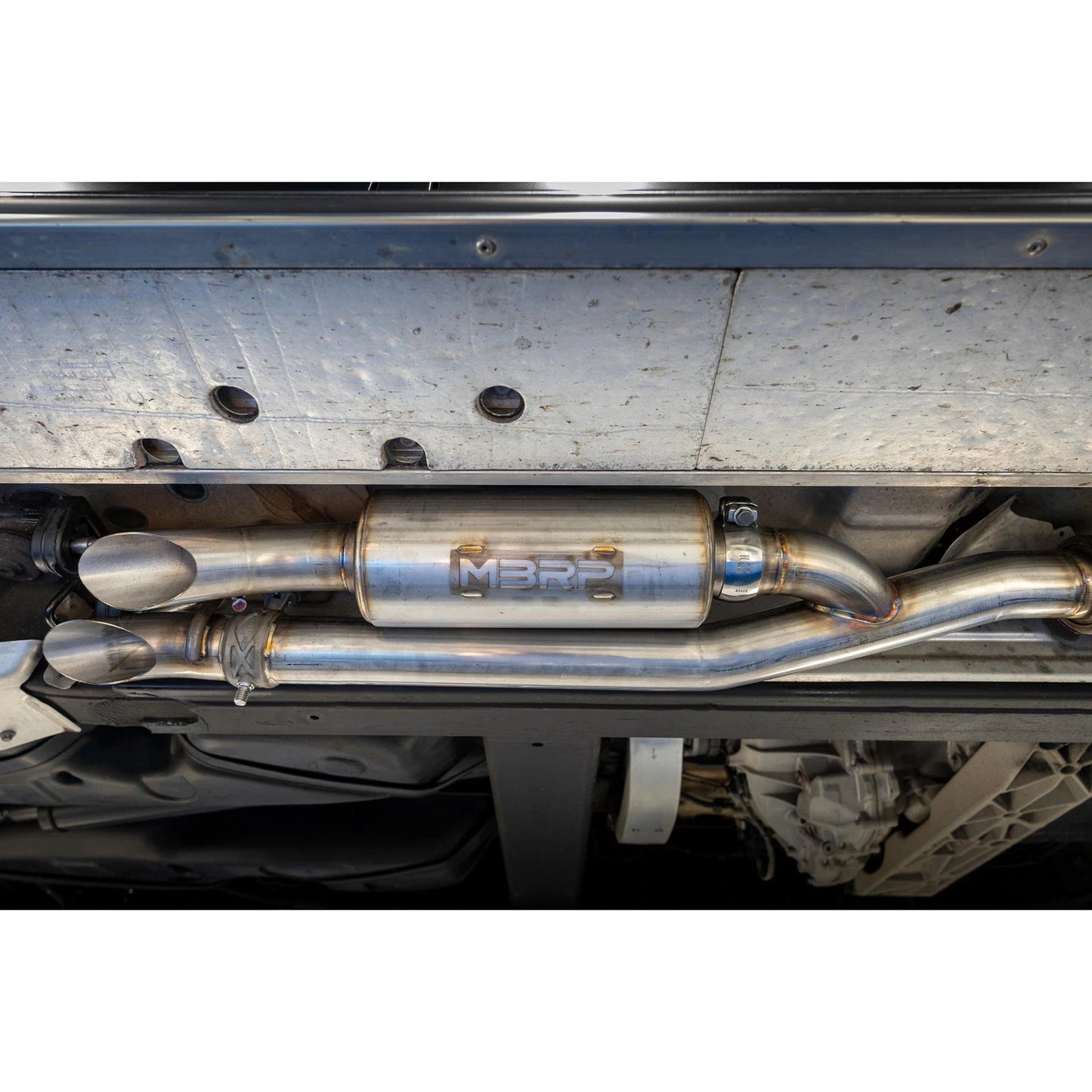 MBRP 19-23 Mercedes-Benz G63 4.0TT V8 T304 SS 2.5in Pre-Axle Cat-Back Exhaust Dual Split Quad Side
