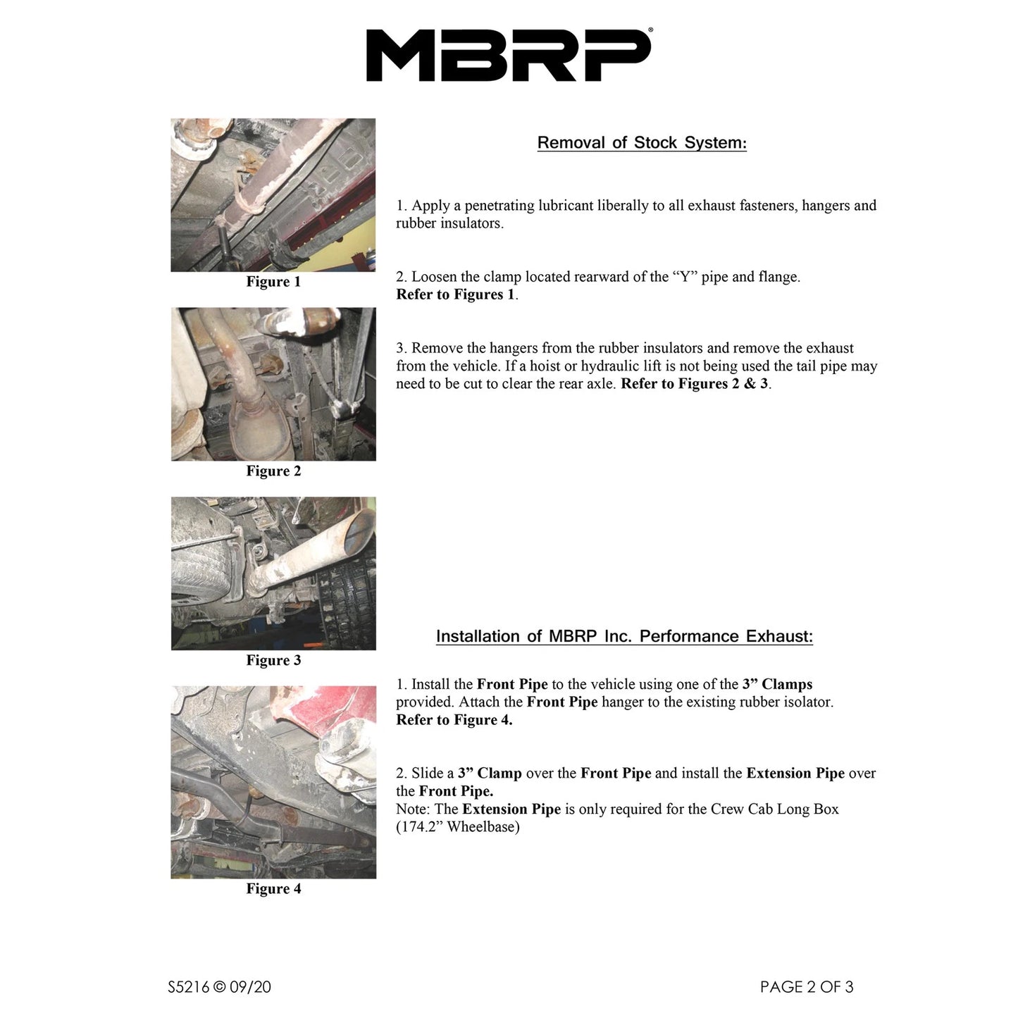 MBRP 08-12 Ford F-250/F-350 5.4L V8/6.8L V10/6.2L V8 CC-SB/EC-LB 3in Cat Back Single Side Exit Alum