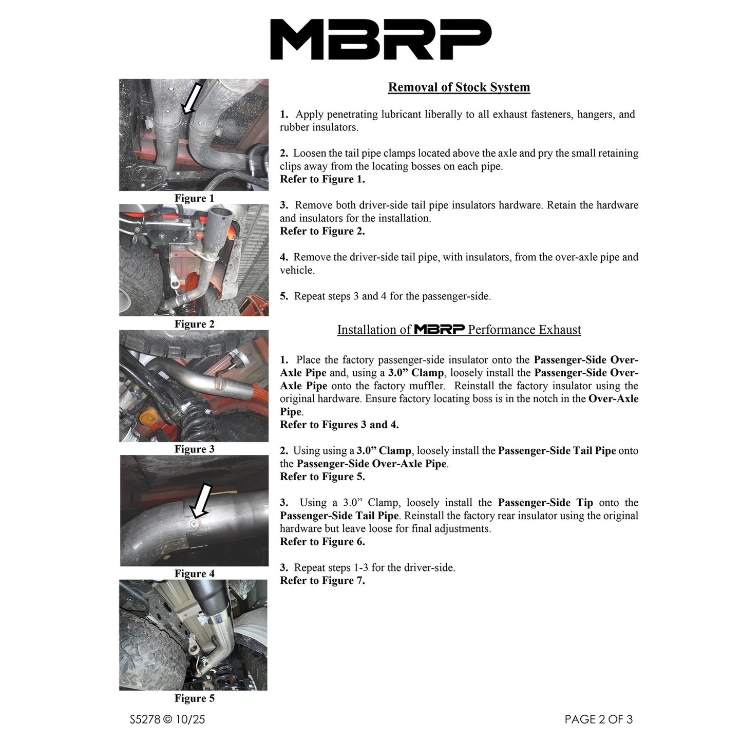 MBRP 2022+ Ford F-150 Raptor 3.5L / Raptor R 5.2L 3in Dual Rear Exit Turndown Axle Back - Black