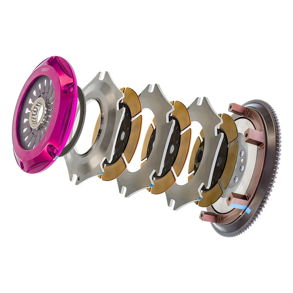 Exedy 1996-1996 Mitsubishi Lancer Evolution IV L4 Hyper Triple Cerametallic Clutch Rigid Pull Type