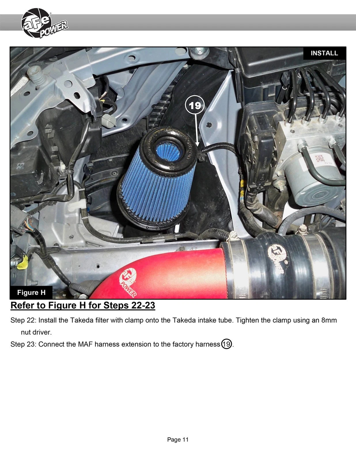 aFe 22-23 Subaru WRX Takeda Momentum Cold Air Intake System w/ Pro 5R Filter