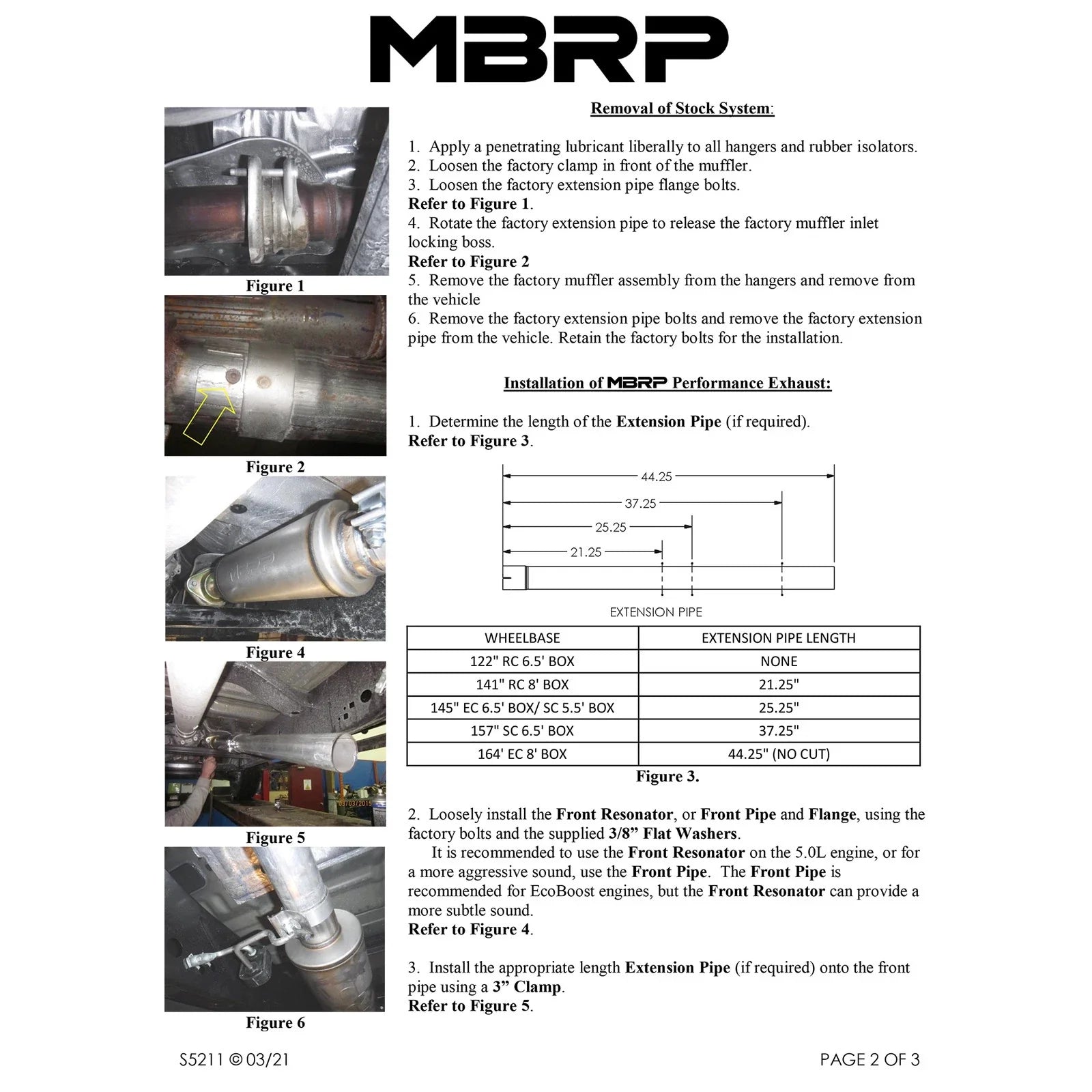 MBRP 2021+ F-150 2.7L/ 3.5L Ecoboost, 5.0L Single Side 3in T304 Catback Exhaust