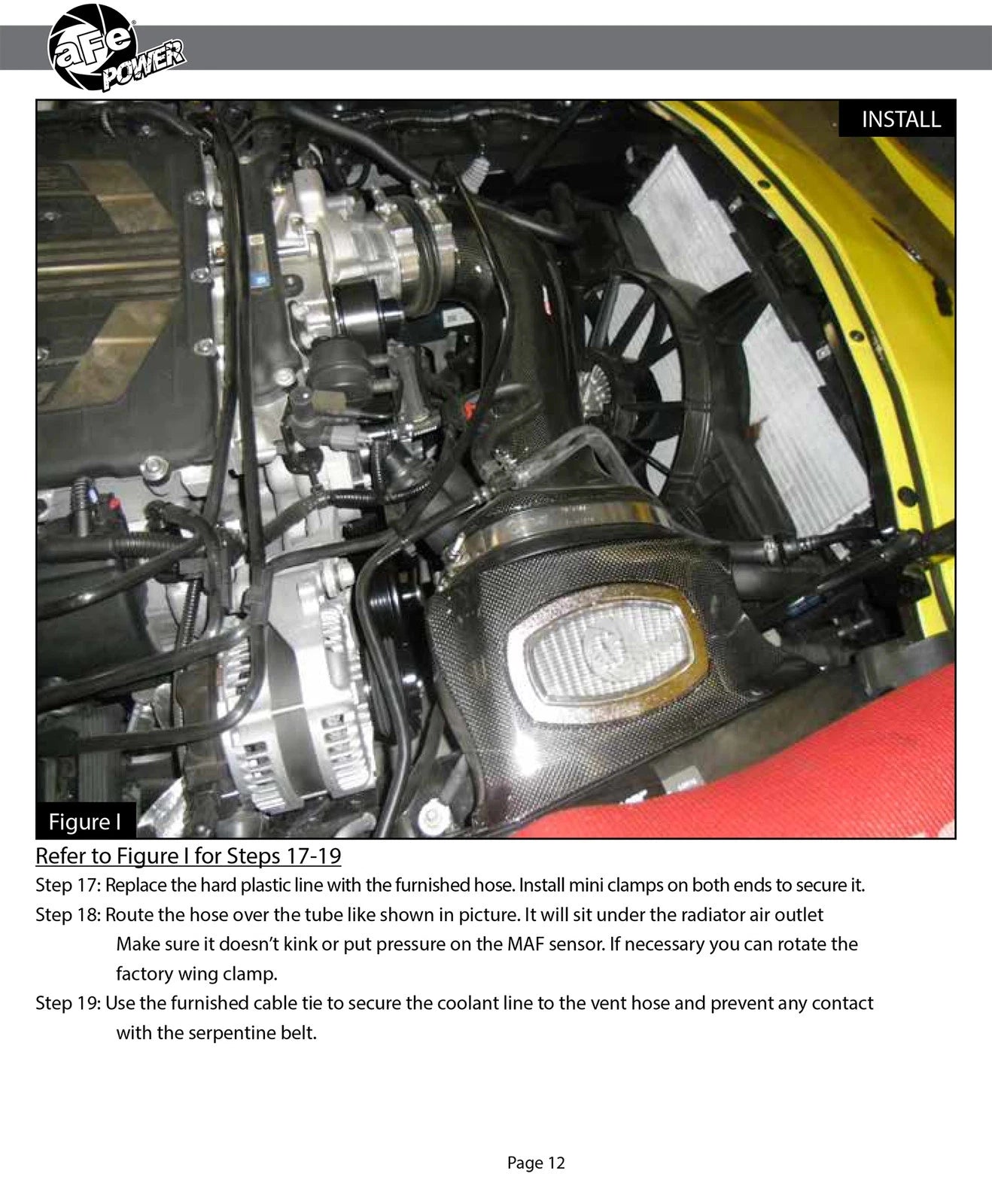 aFe Momentum Carbon Fiber Cold Air Intake System PDS/P5R 15-16 Chevrolet Corvette Z06 V8-6.2L