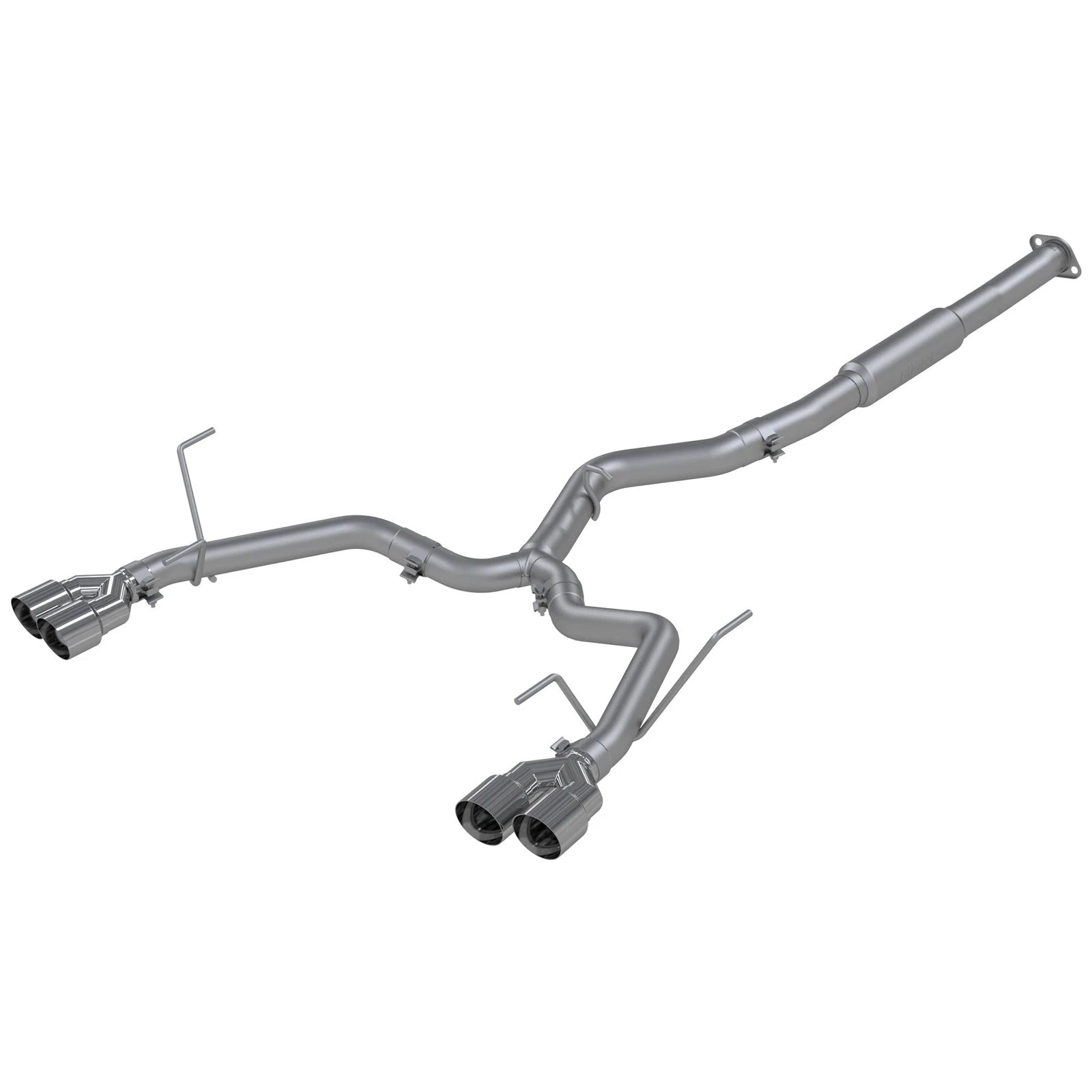 MBRP 15-19 Subaru WRX 2.0L/STI 2.5L 3in Dual Split Rear Exit w/ 3.5in Tips - T304 (Race Version)
