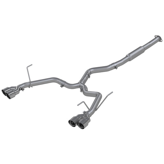 MBRP 15-19 Subaru WRX 2.0L/STI 2.5L 3in Dual Split Rear Exit w/ 3.5in Tips - T304 (Race Version)