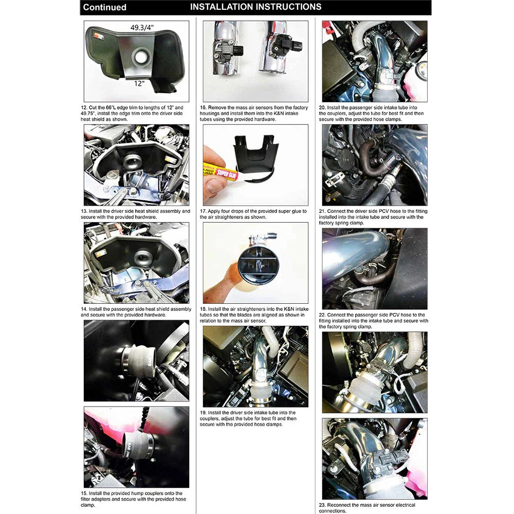 K&N 2022 Toyota Tundra V6-3.5L F/I Performance Air Intake System