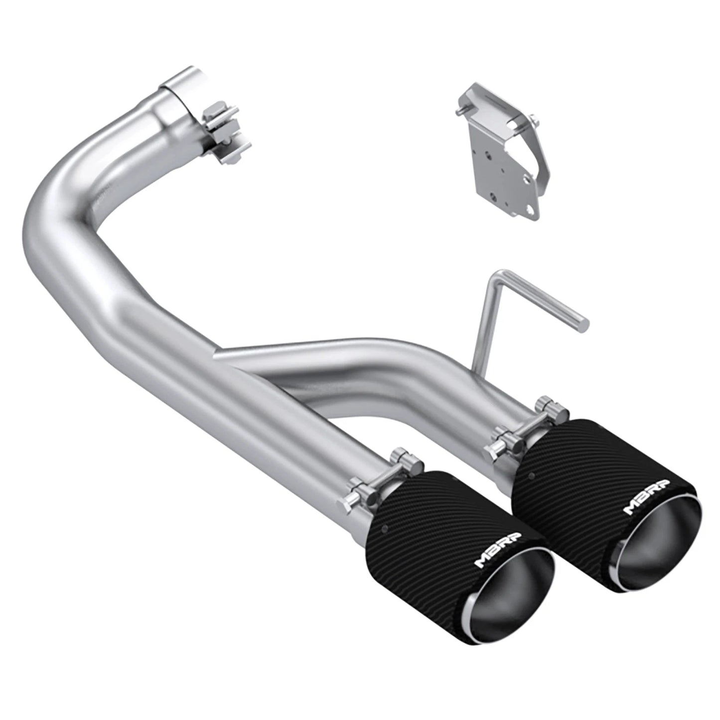 MBRP 24-25 Ford Mustang GT 5.0L T304 SS 2.5in Axle-Back Dual Rear w/ Quad Carbon Fiber Tips