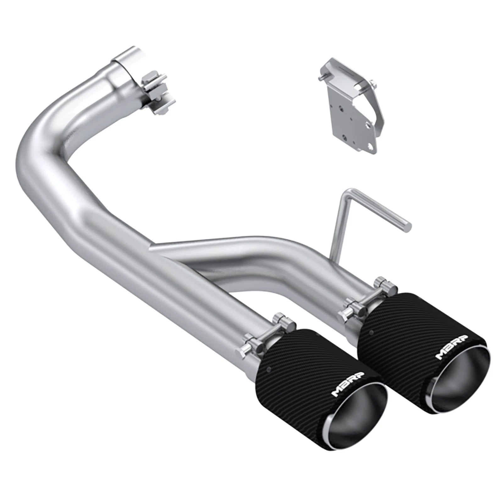 MBRP 24-25 Ford Mustang GT 5.0L T304 SS 2.5in Axle-Back Dual Rear w/ Quad Carbon Fiber Tips