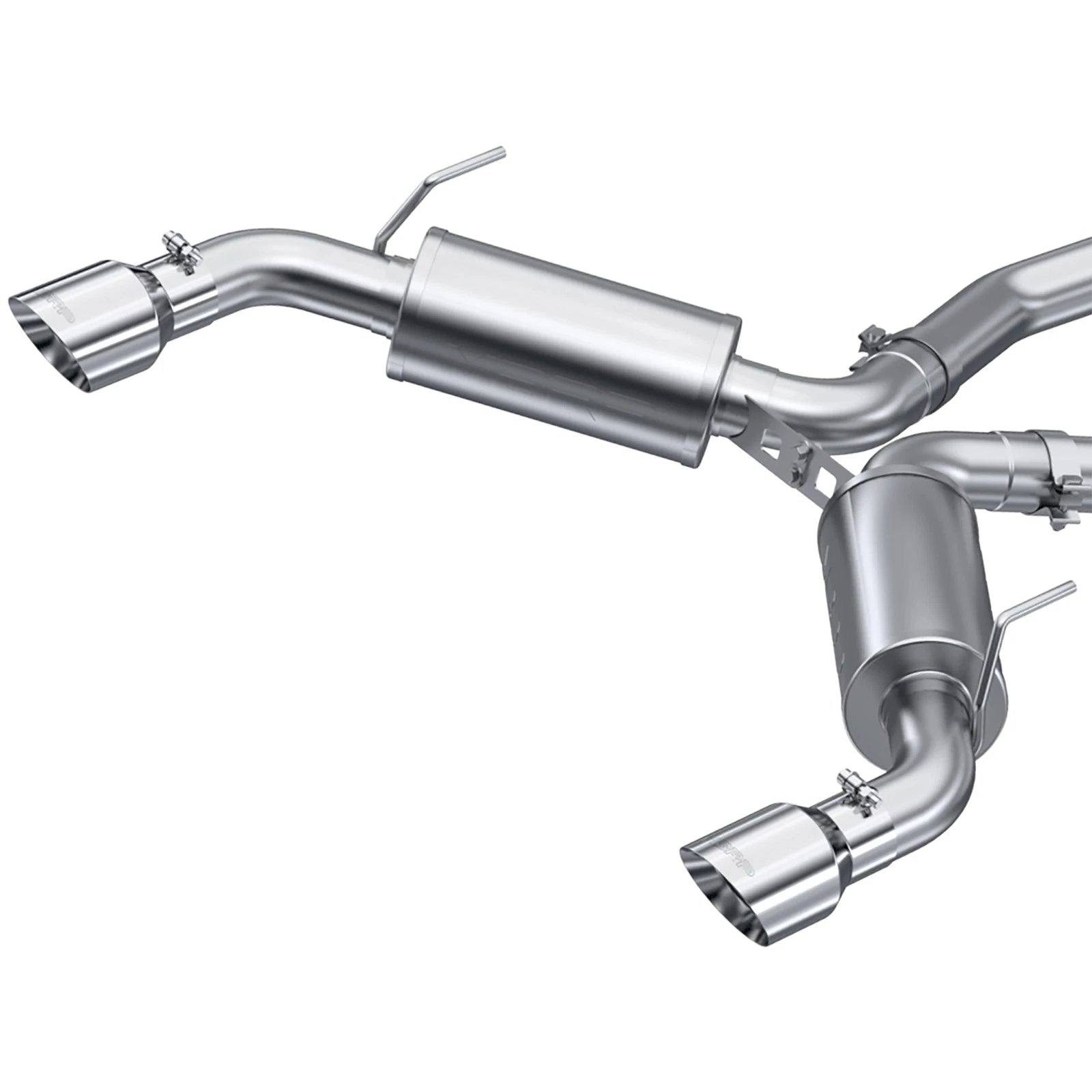 MBRP 16-22 Infiniti Q50 3.0L RWD/AWD 3in Cat-Back Dual Split Rear Street Version T304