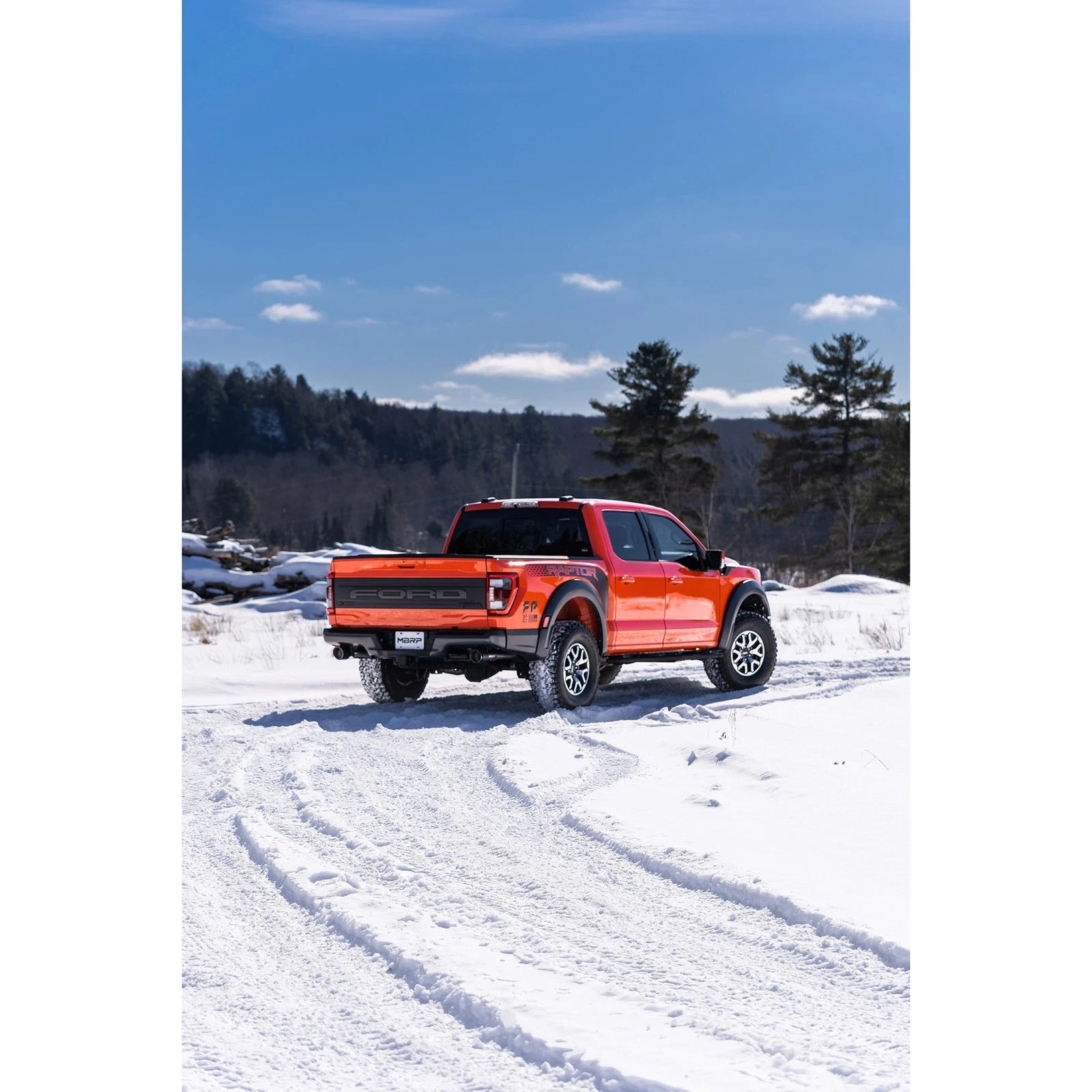 MBRP 2021+ Ford F-150 Raptor Axle-Back Dual Rear Exit T304 Performance Exhaust Sys