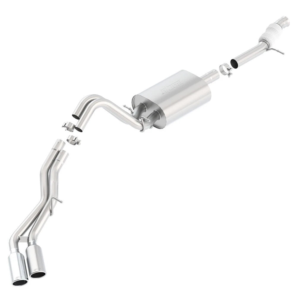 Borla Touring Cat Back 15-16 Chevy Tahoe 5.3L V8 2.75in, 2.25in Dual Same Side Exit 4in Tips
