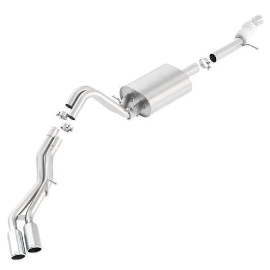Borla Touring Cat Back 15-16 Chevy Tahoe 5.3L V8 2.75in, 2.25in Dual Same Side Exit 4in Tips