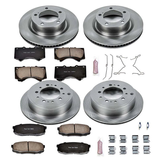 Power Stop 16-18 Lexus LX570 Front & Rear Autospecialty Brake Kit