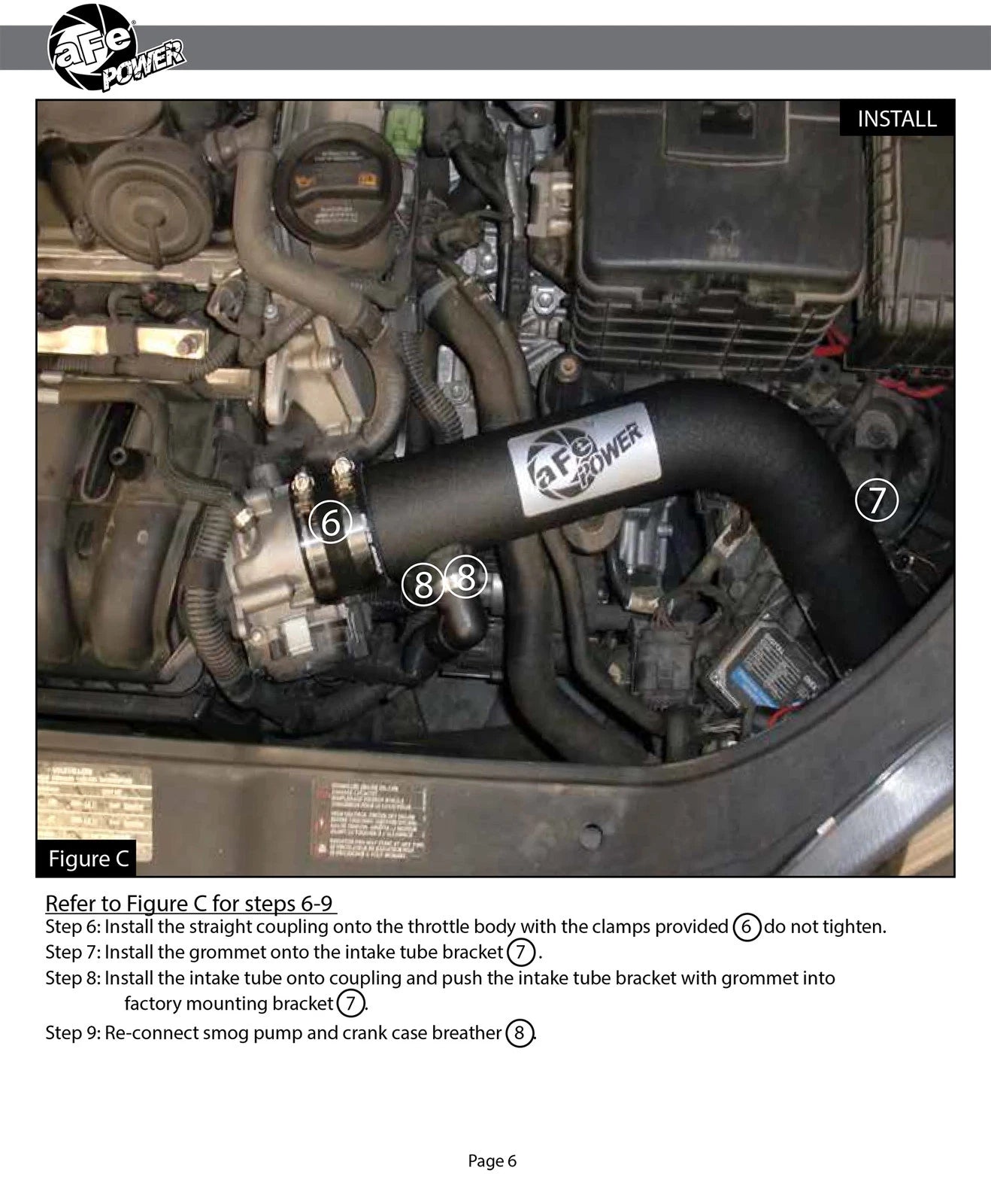 aFe MagnumFORCE Stage-2 Pro DRY S CAIS 09-10 Volkswagen Jetta/Golf/Rabbit (MKV) L5-2.5L