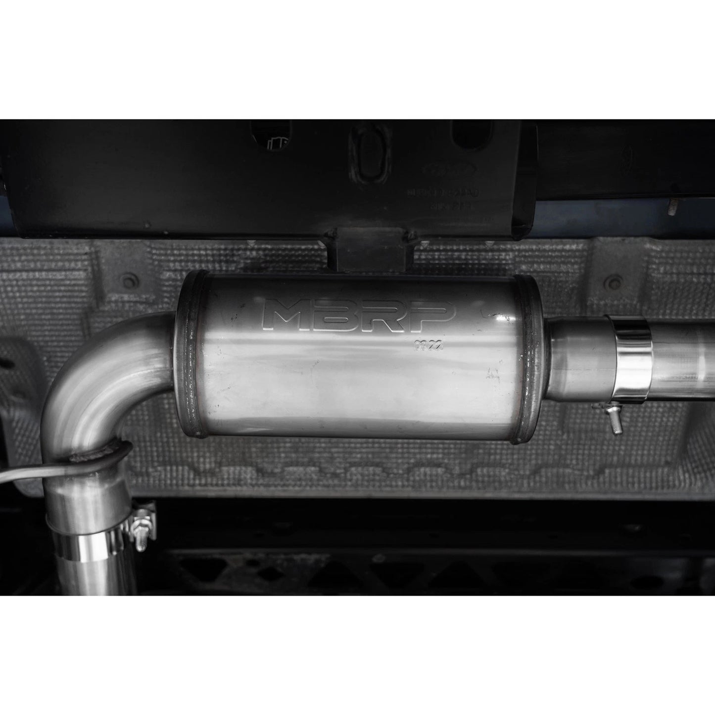 MBRP 2021-2023 Ford Bronco 2.3L/2.7L Aluminized Steel 3in Cat-Back, Single High Clearance Rear Exit