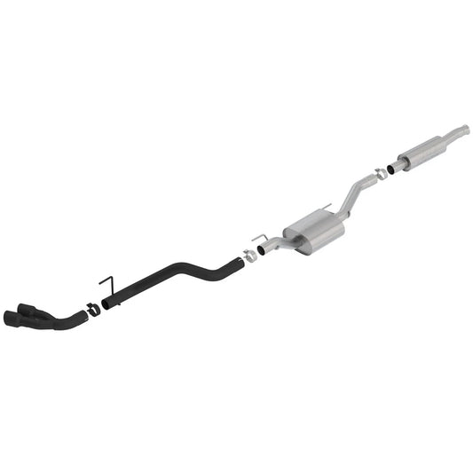 Borla 2020 Jeep Gladiator JT 3.6L V6 AWD S-Type Dual Side Catback w/ Black Tips