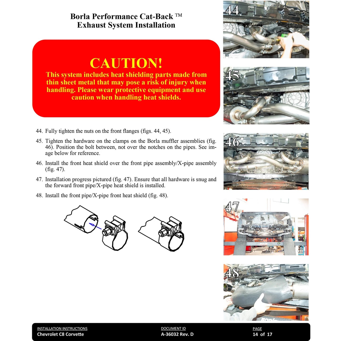 Borla 20-23 Chevy Corvette 6.2L V8 AT w/o NPP 3in ATAK Catback Exhaust - Black Chrome Tips