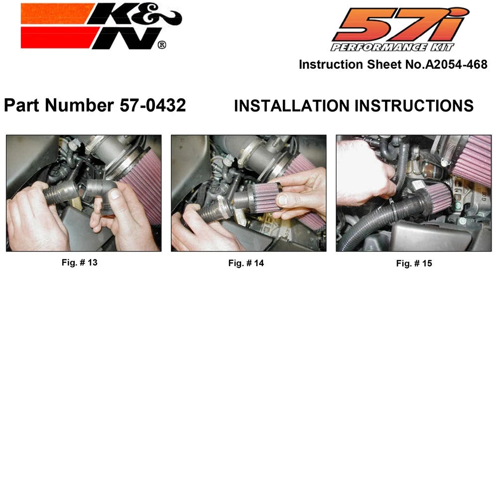 K&N Performance Intake Kit VW BEETLE 1.8L 20V TURBO L4 150BHP