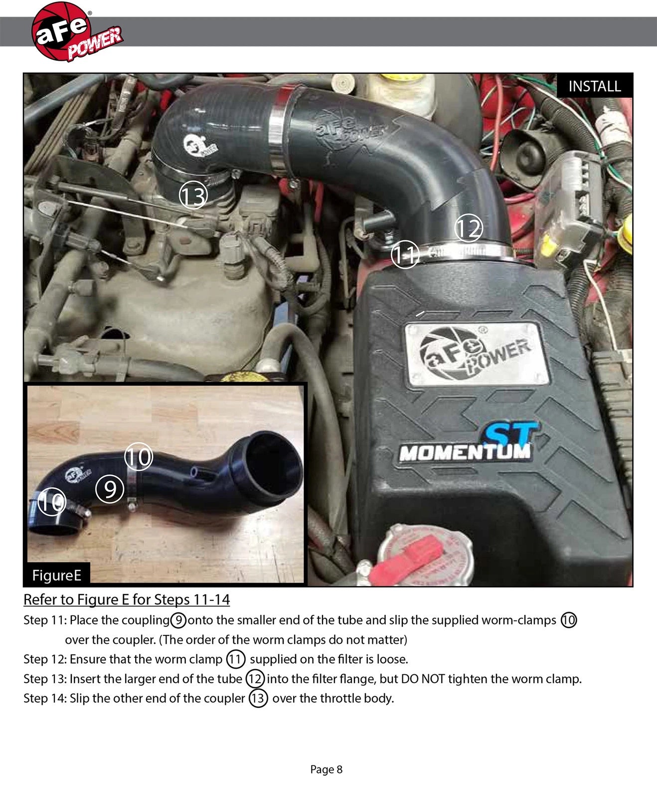 aFe Momentum ST Pro DRY S Cold Air Intake System 97-01 Jeep Cherokee (XJ) I6 4.0L