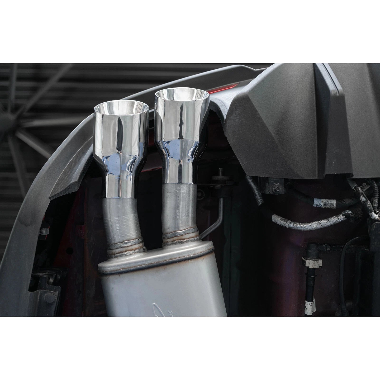 MBRP 18-19 Ford Mustang GT 5.0 3in Dual Split Rear AL Cat Back w/ Quad 4.0in Dual Wall Tips