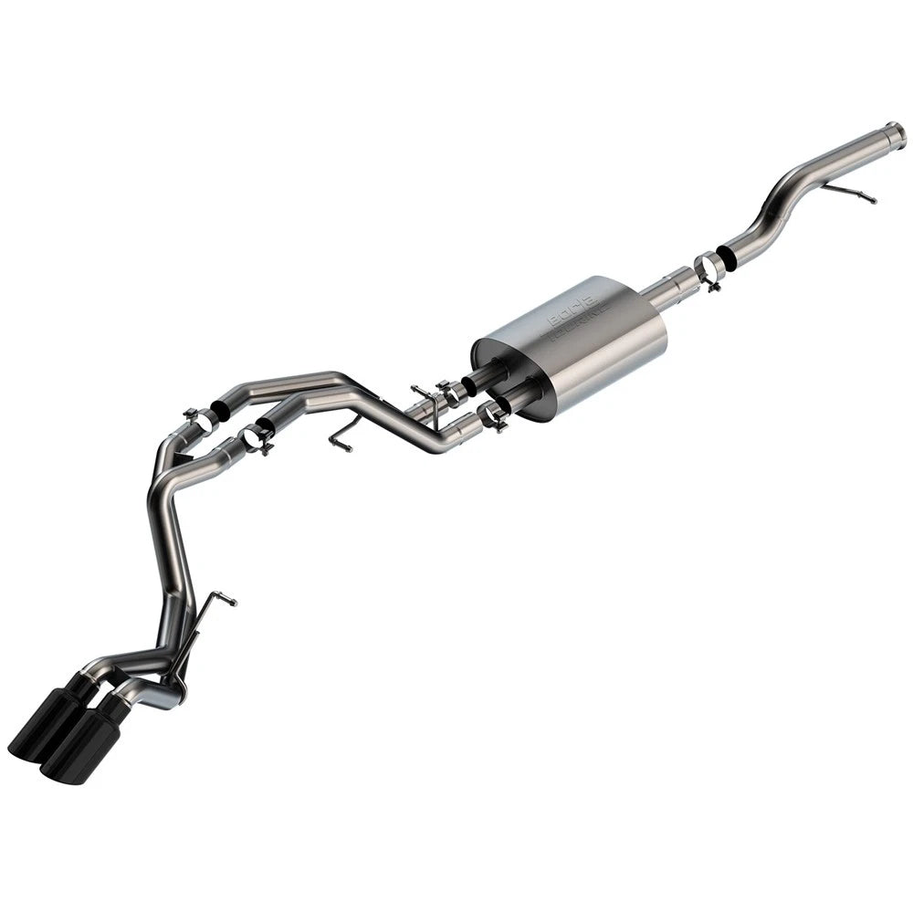 Borla 21-22 Chevrolet Tahoe 5.3L V8 AT 2/4WD Touring Cat-Back Exhaust (Black Chrome)