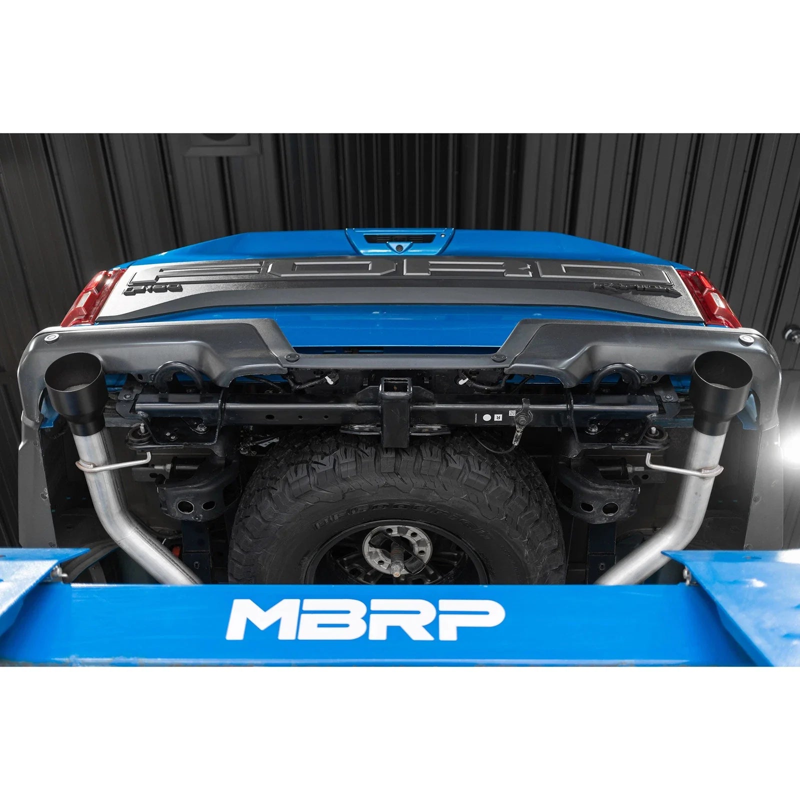 MBRP 17-20 Ford F-150 Raptor 3.5L Ecoboost Dual Rear Exit T409 3in Resonator Back Exhaust System