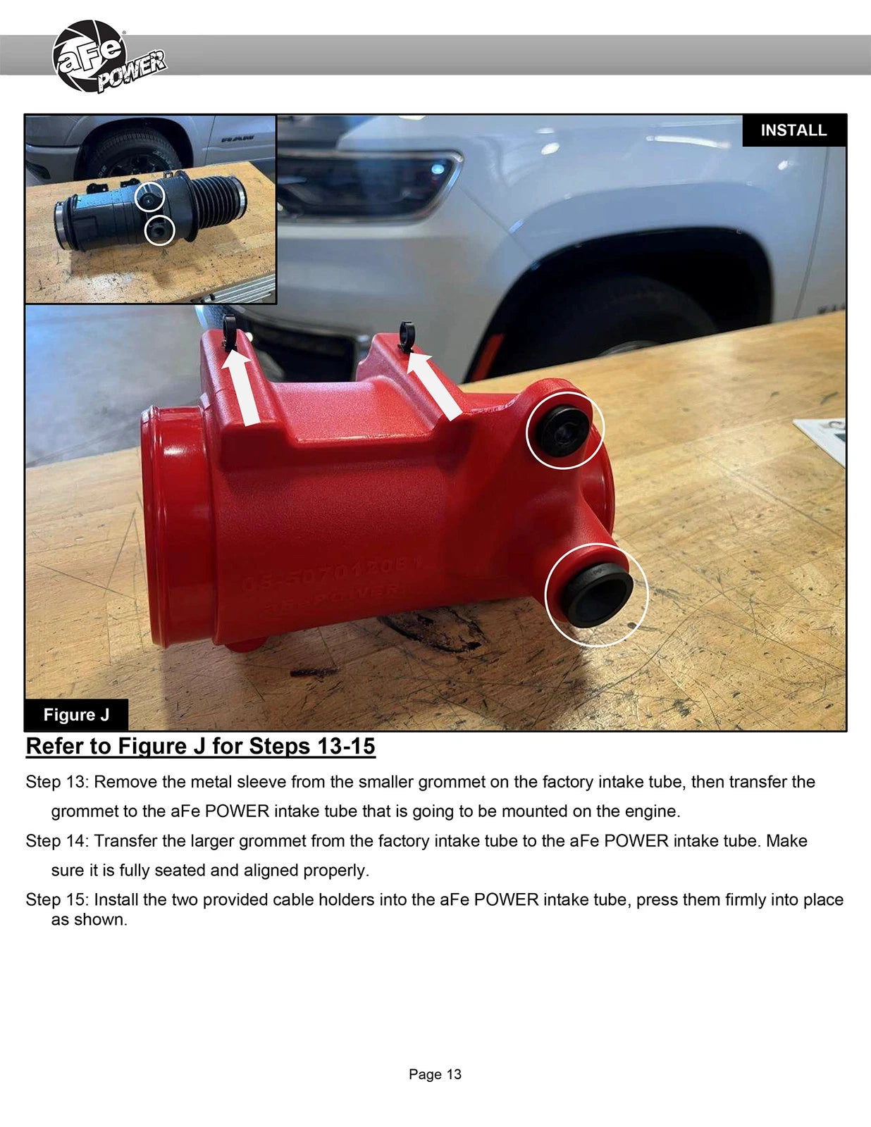 aFe 2025 RAM 1500 L6-3.0L (tt) Momentum GT Red Edition Cold Air Intake w/ Pro Dry S Filter (MOQ 12)
