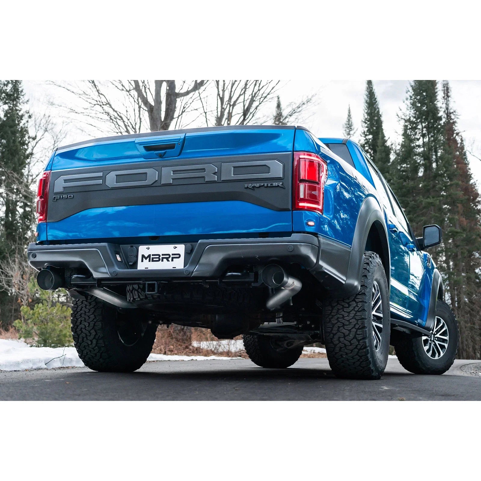 MBRP 17-20 Ford F-150 Raptor 3.5L Ecoboost Dual Rear Exit T409 3in Resonator Back Exhaust System