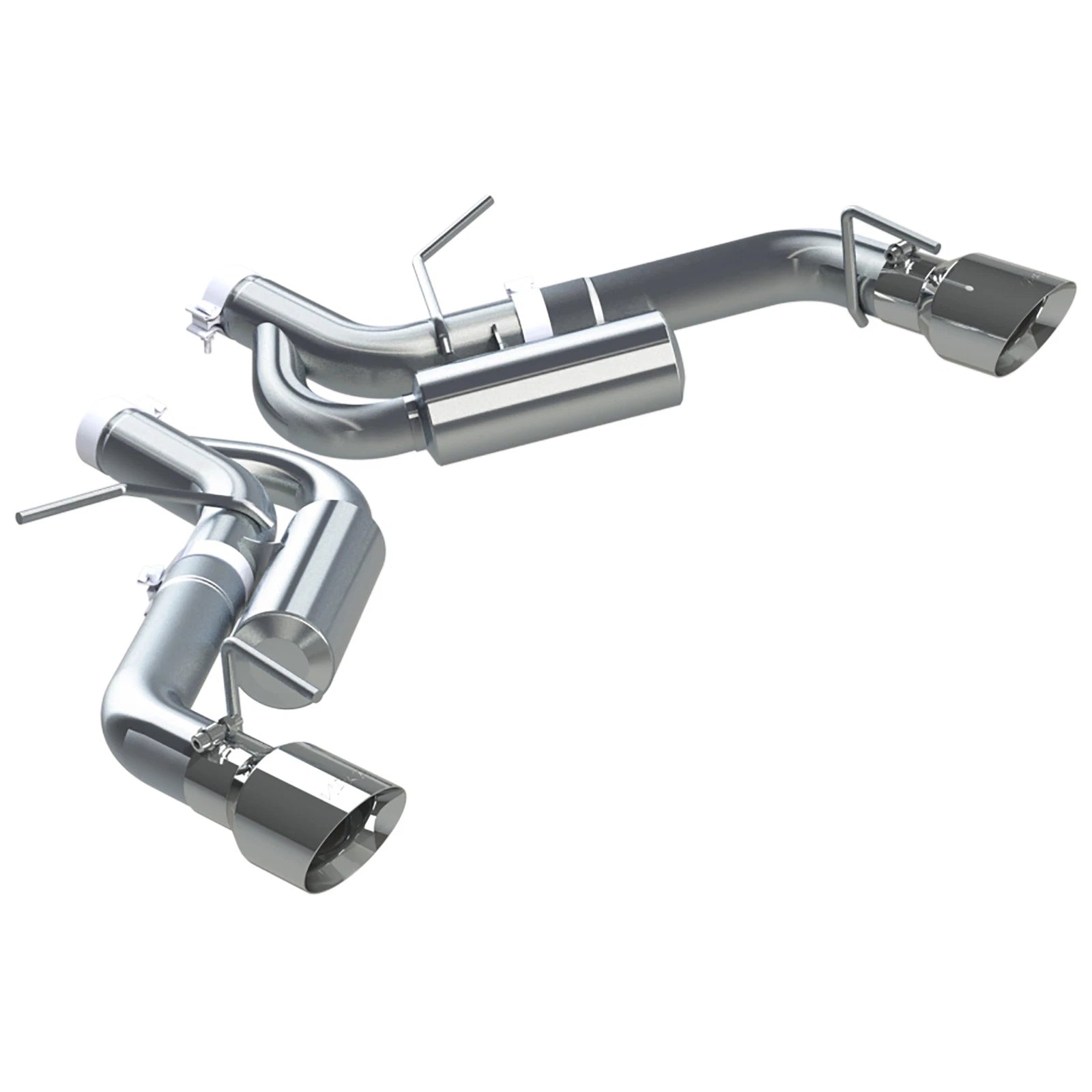 MBRP 16-19 Chevrolet Camaro SS Dual Rear Exit Axle Back w/ 4.5in OD Tips - T409 (Non NPP Models)