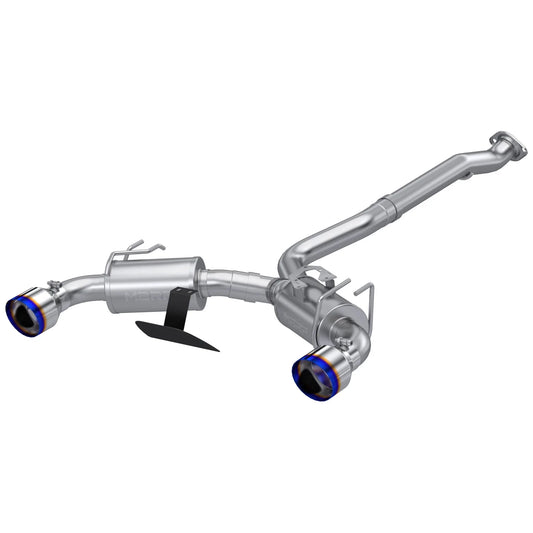 MBRP 2023 Toyota Corolla GR 1.6L T304 Stainless Steel 3in Cat-Back Dual Split Rear w/ Burnt End Tips