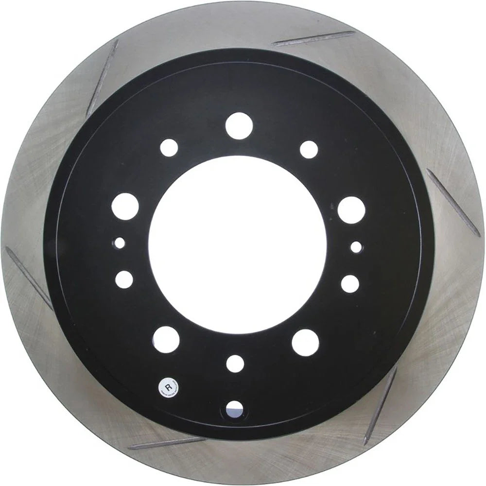 StopTech Sport Slot 08-13 Lexus LX450/470/570 / 07-12 Toyota Tundra Slotted Right Rear CRYO Rotor