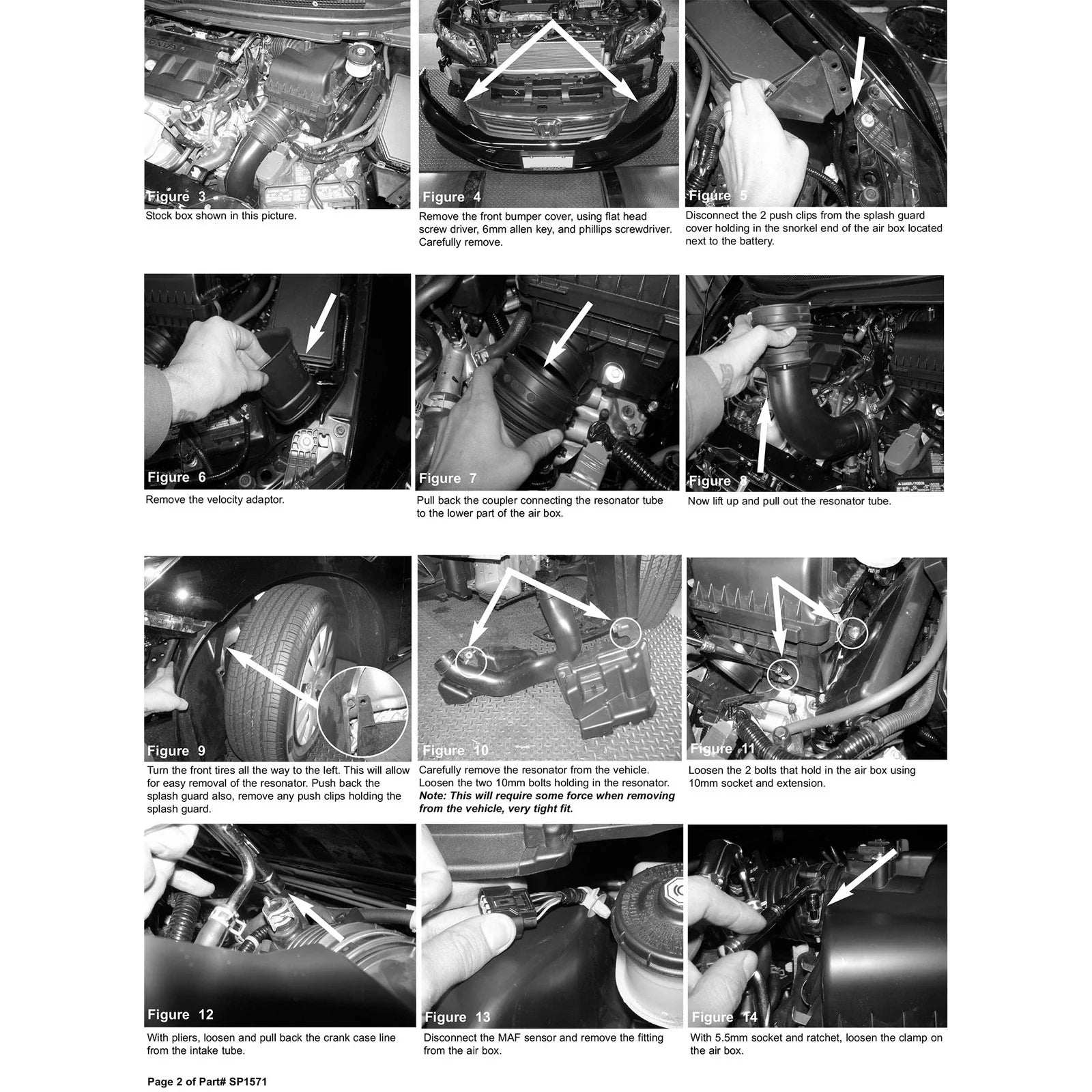 Injen 12-13 Honda Civic Black Polish Tuned Air Intake w/ MR Tech/Web Nano-Fiber Dry Filter
