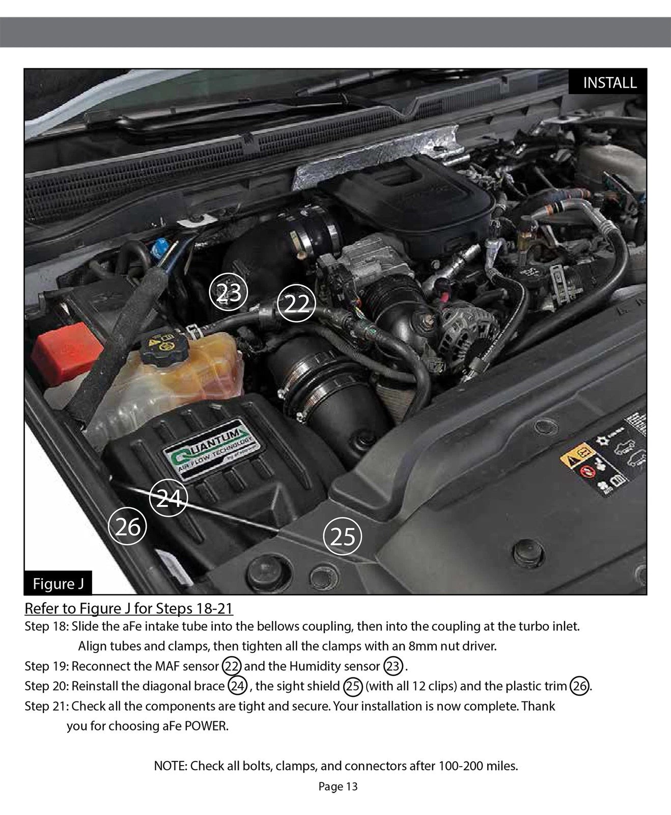 aFe Quantum Pro DRY S Cold Air Intake System 11-16 GM/Chevy Duramax V8-6.6L LML - Dry