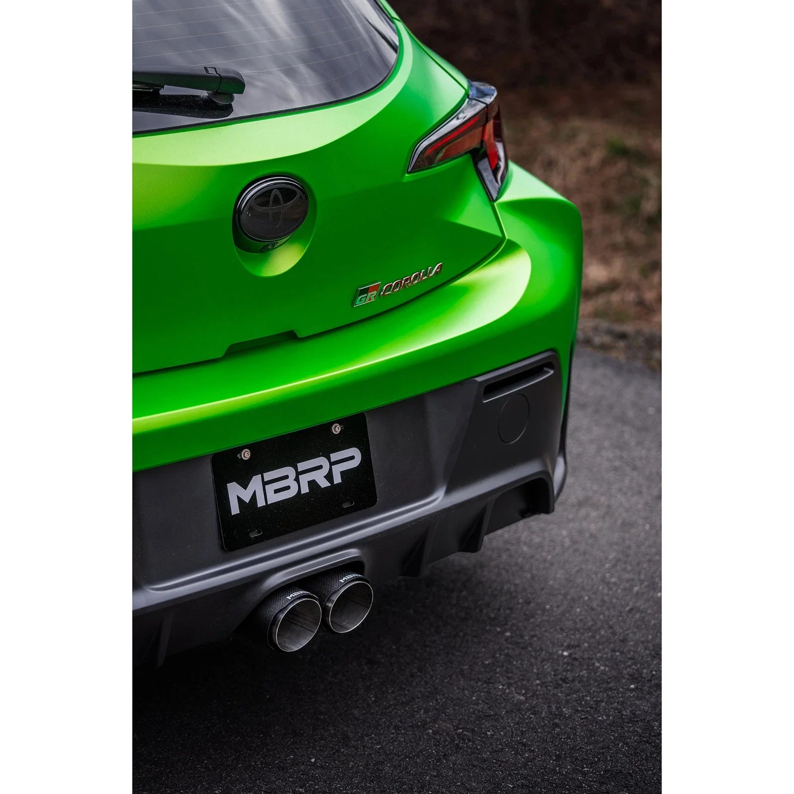 MBRP 2023 Toyota Corolla GR 1.6L T304 SS 3in Cat-Back Dual Center Rear w/ Burnt End Tips