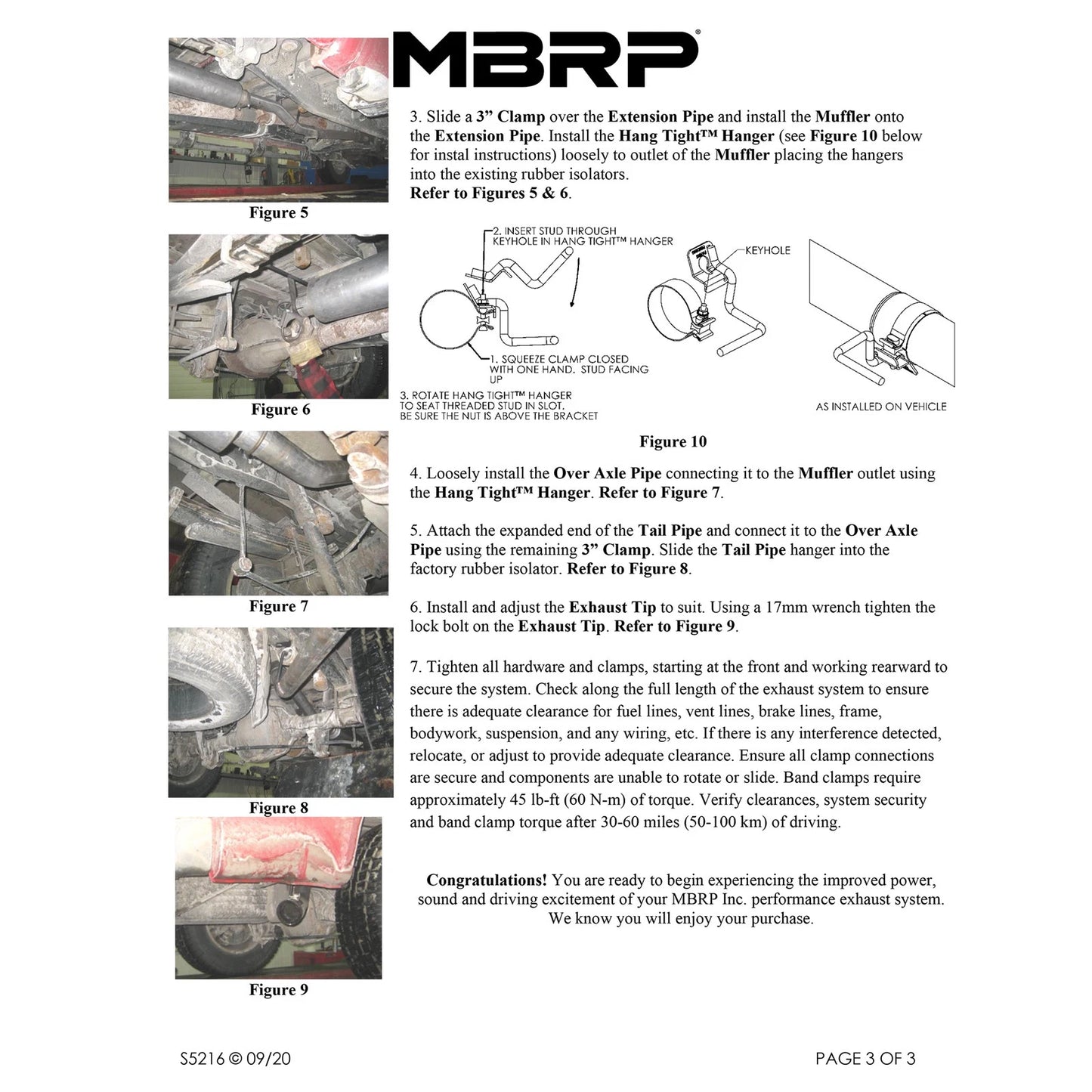 MBRP 08-12 Ford F-250/F-350 5.4L V8/6.8L V10/6.2L V8 CC-SB/EC-LB 3in Cat Back Single Side Exit Alum