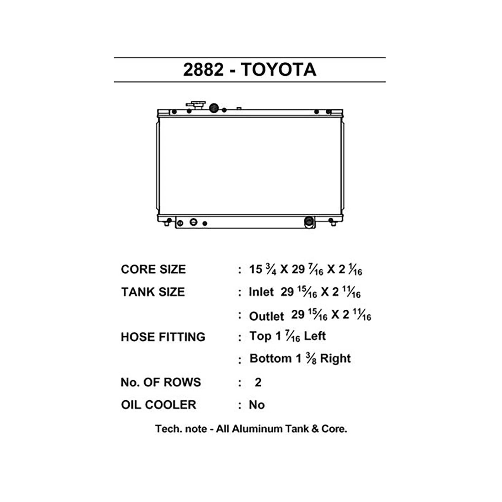 CSF 93-98 Toyota Supra Radiator